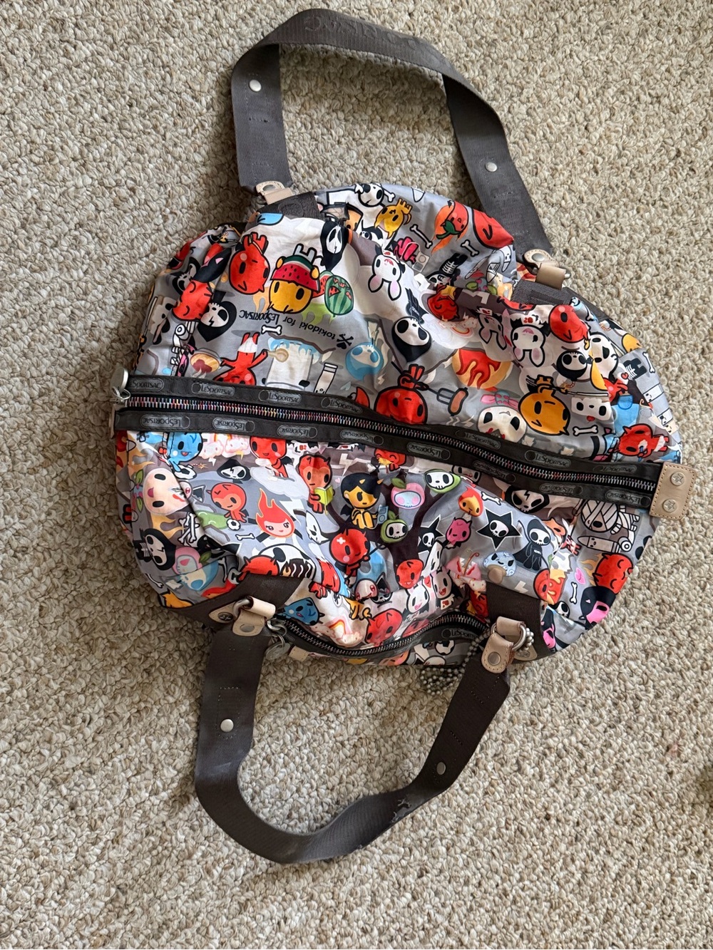 Vintage! Tokidoki Lesportsac baby inferno shoulder duffle bag - Picture 8 of 9
